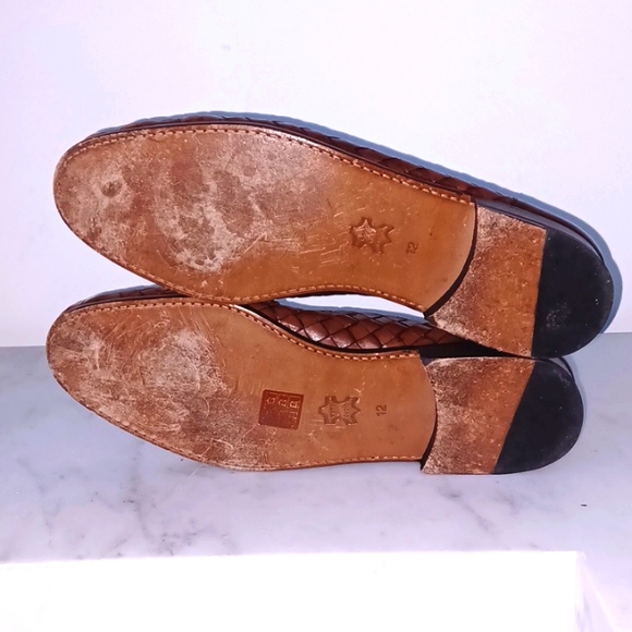 Bottega Veneta style MAUS & HOFFMAN Woven Bit Slip-Ons. Size 12 - Picture 7 of 7